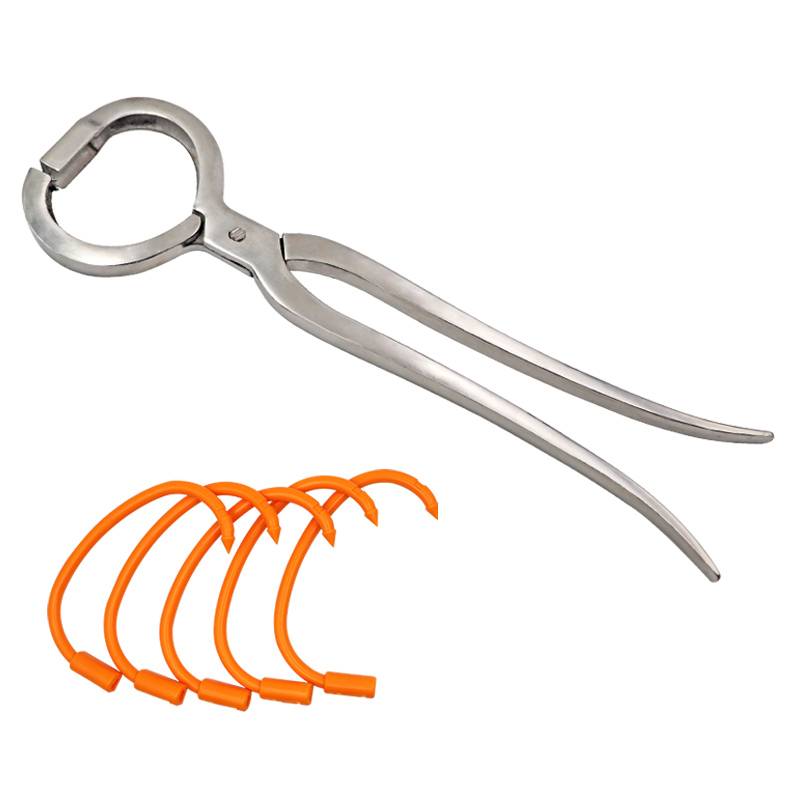 Plastic cow nose ring package (with 5 cow nose rings)